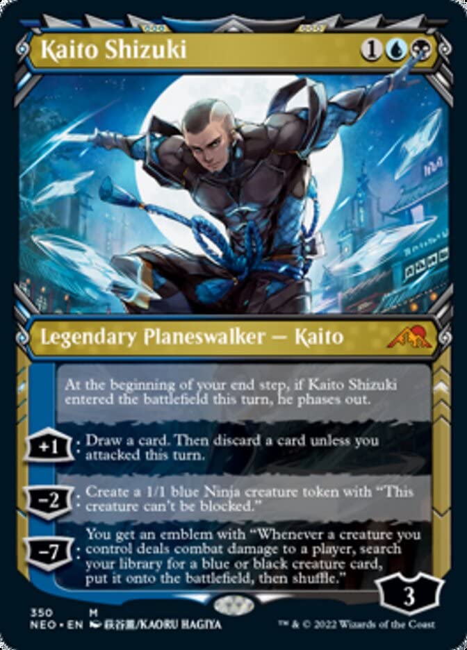 Magic: the Gathering - Kaito Shizuki (350) - Showcase - Kamigawa